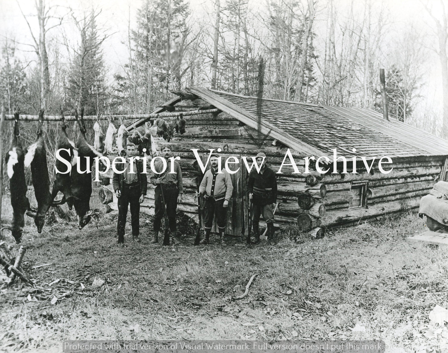 Wild Game Pole-Deer, Rabbit, Grouse