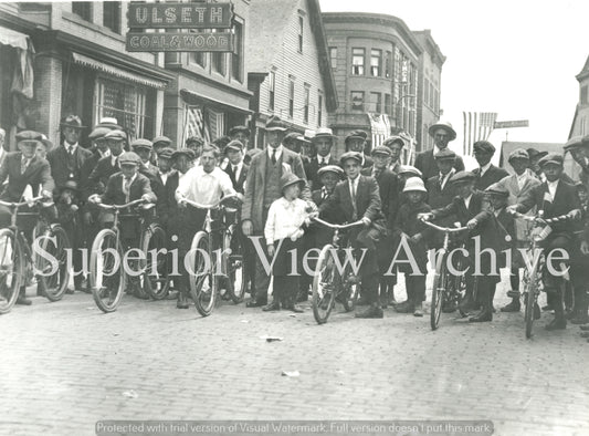 Bicycle Race in Calumet, Michigan
