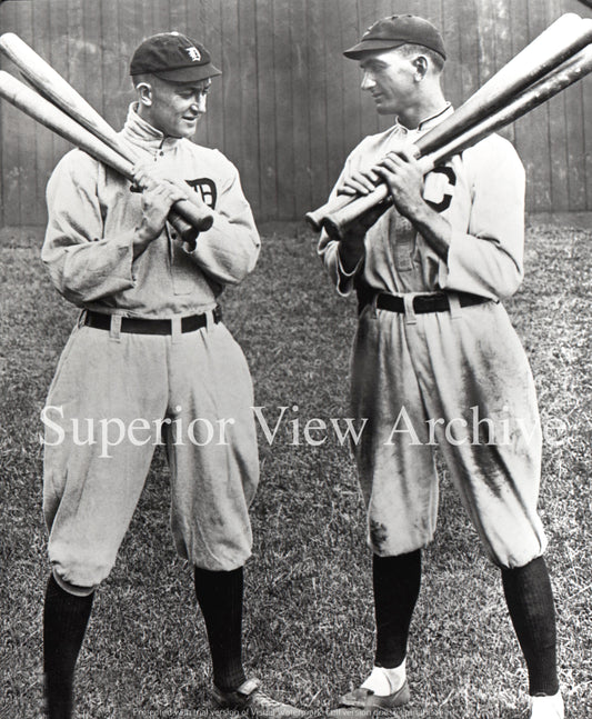 Ty Cobb and Shoeless Joe Jackson Detroit Tigers