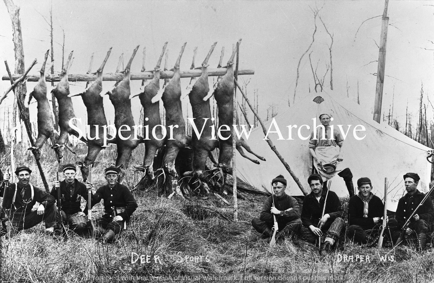 Draper Wisconsin-Deer Camp with Tent