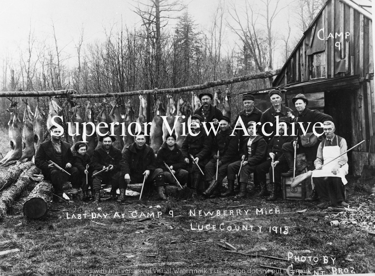 Camp 9-Newberry Michigan-Impressive Meat Pole