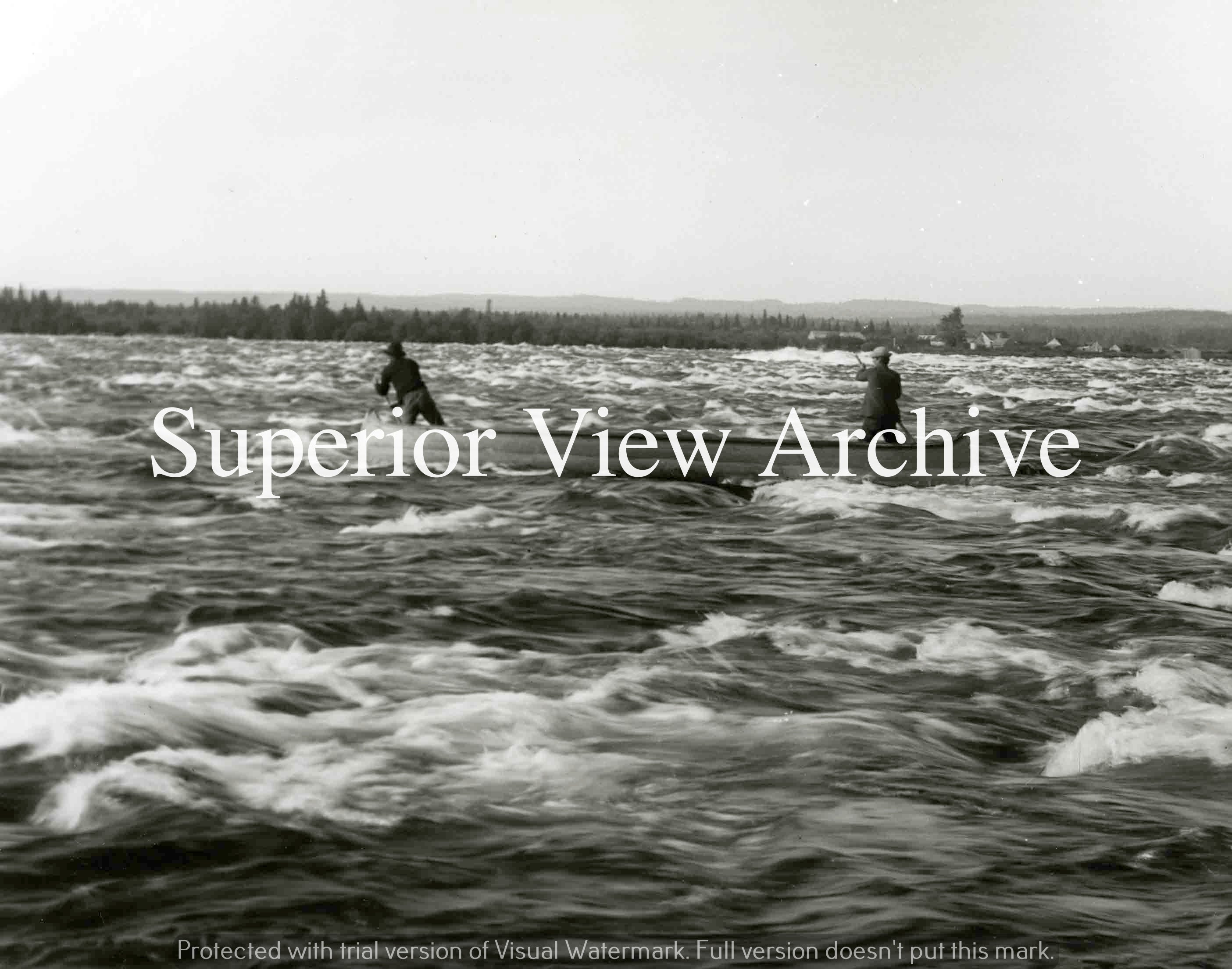 Soo Tribe-Canoe Fishing – Superior View Photo Archive