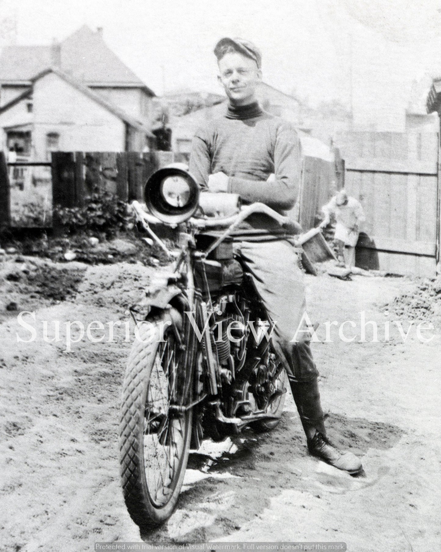 Old Time Indian Motorcycle