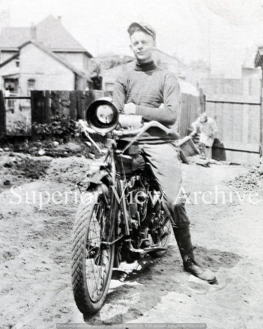 Old Time Indian Motorcycle