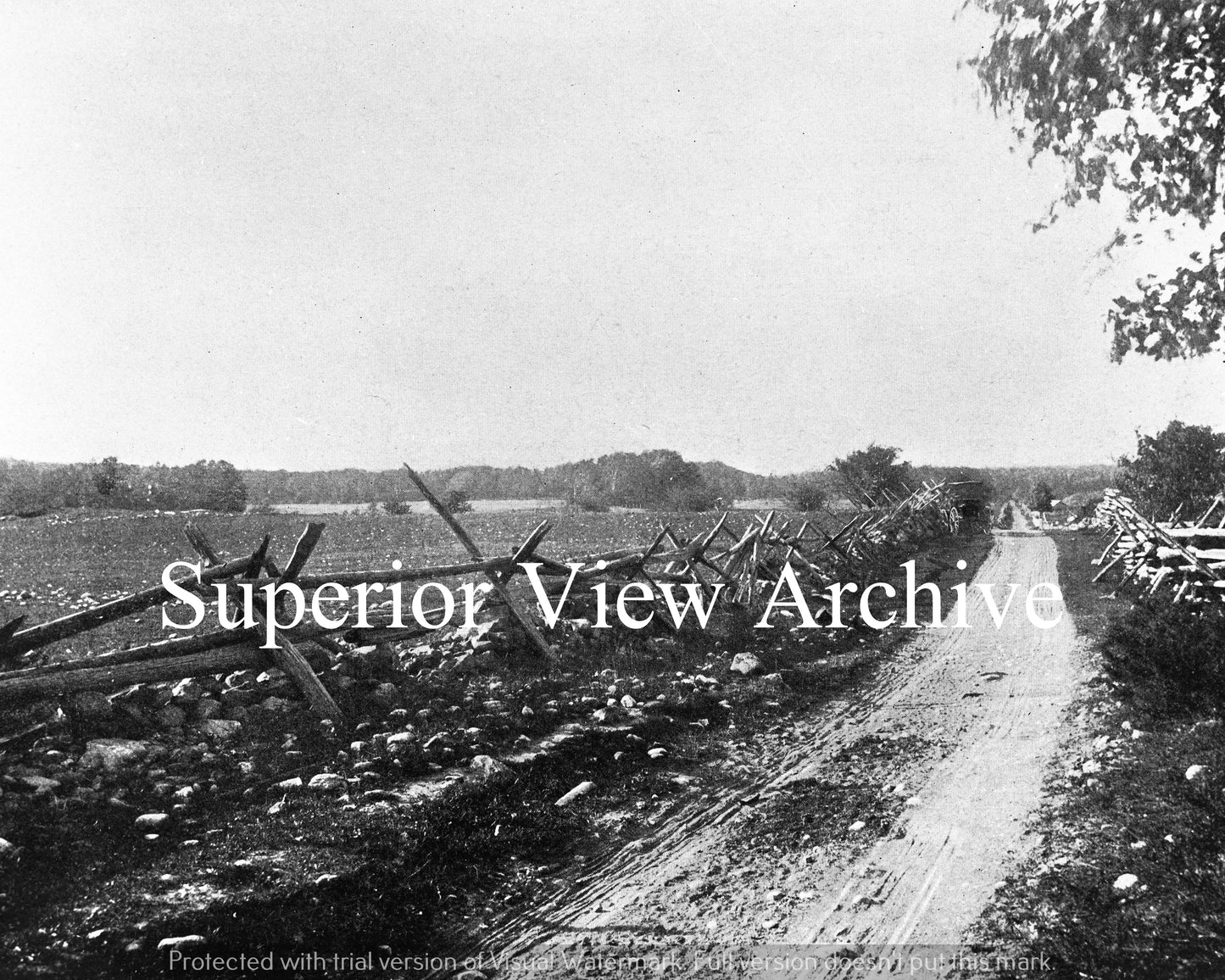 Fort Mackinac Road Along the Battle Field