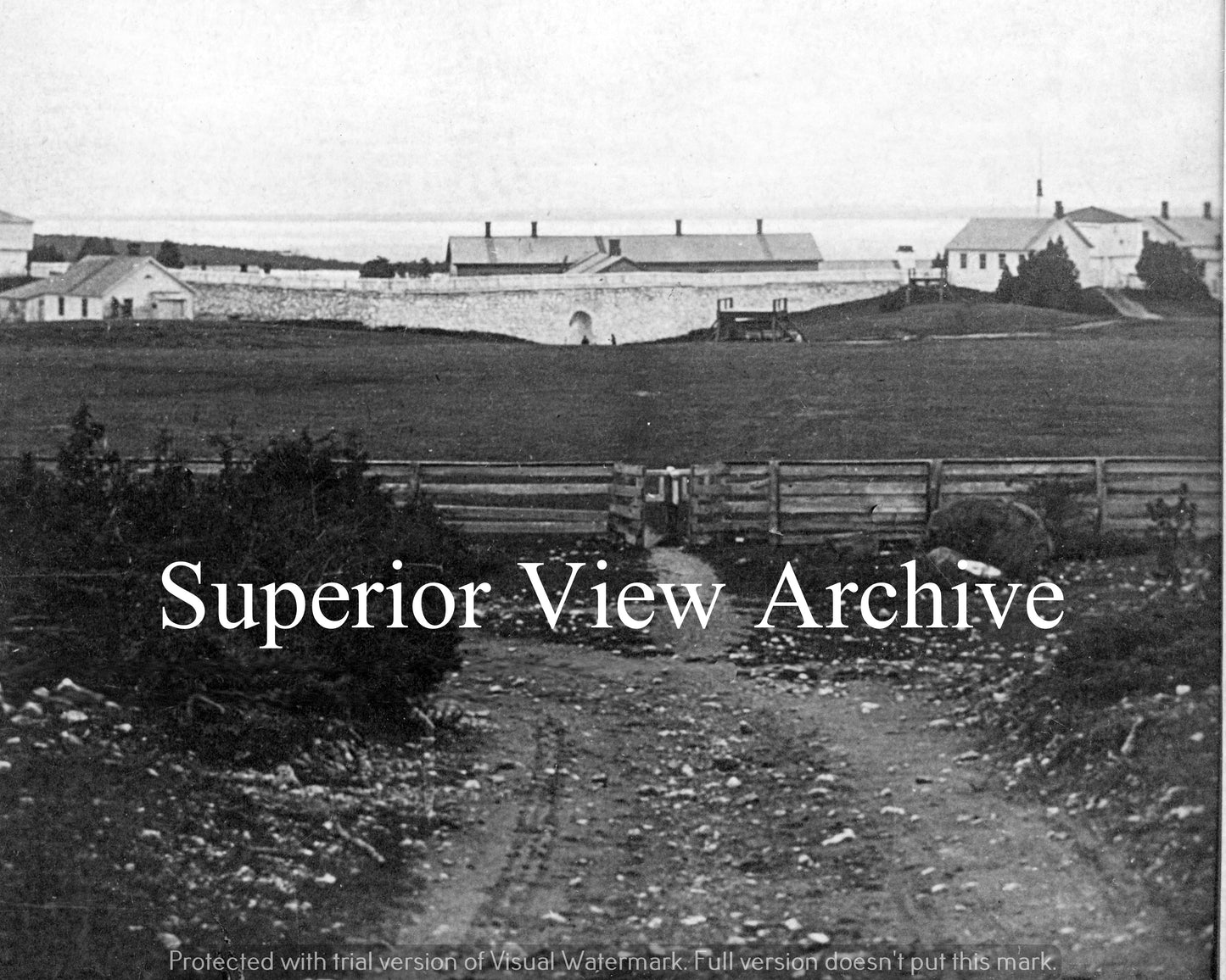 Fort Mackinac View from the Back