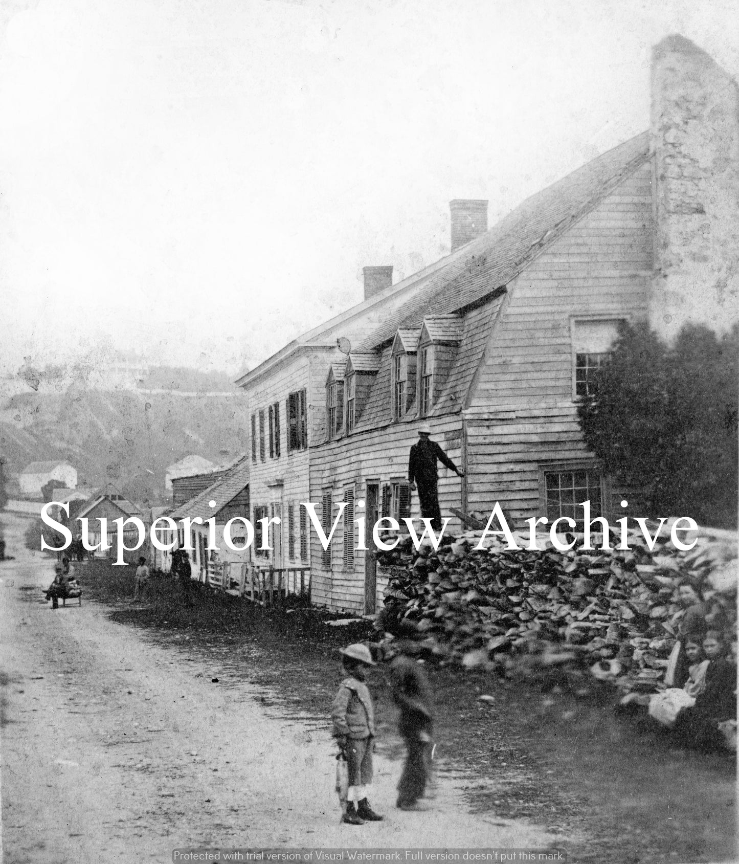 Market St. Mackinac in the 1880's