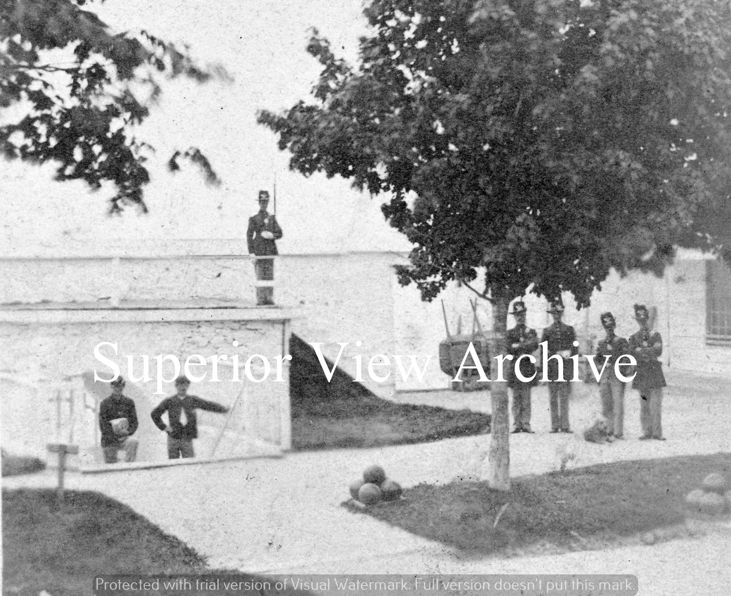 Soldiers at the Fort