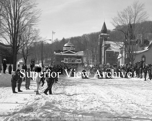 Snowmobile Race in Munising