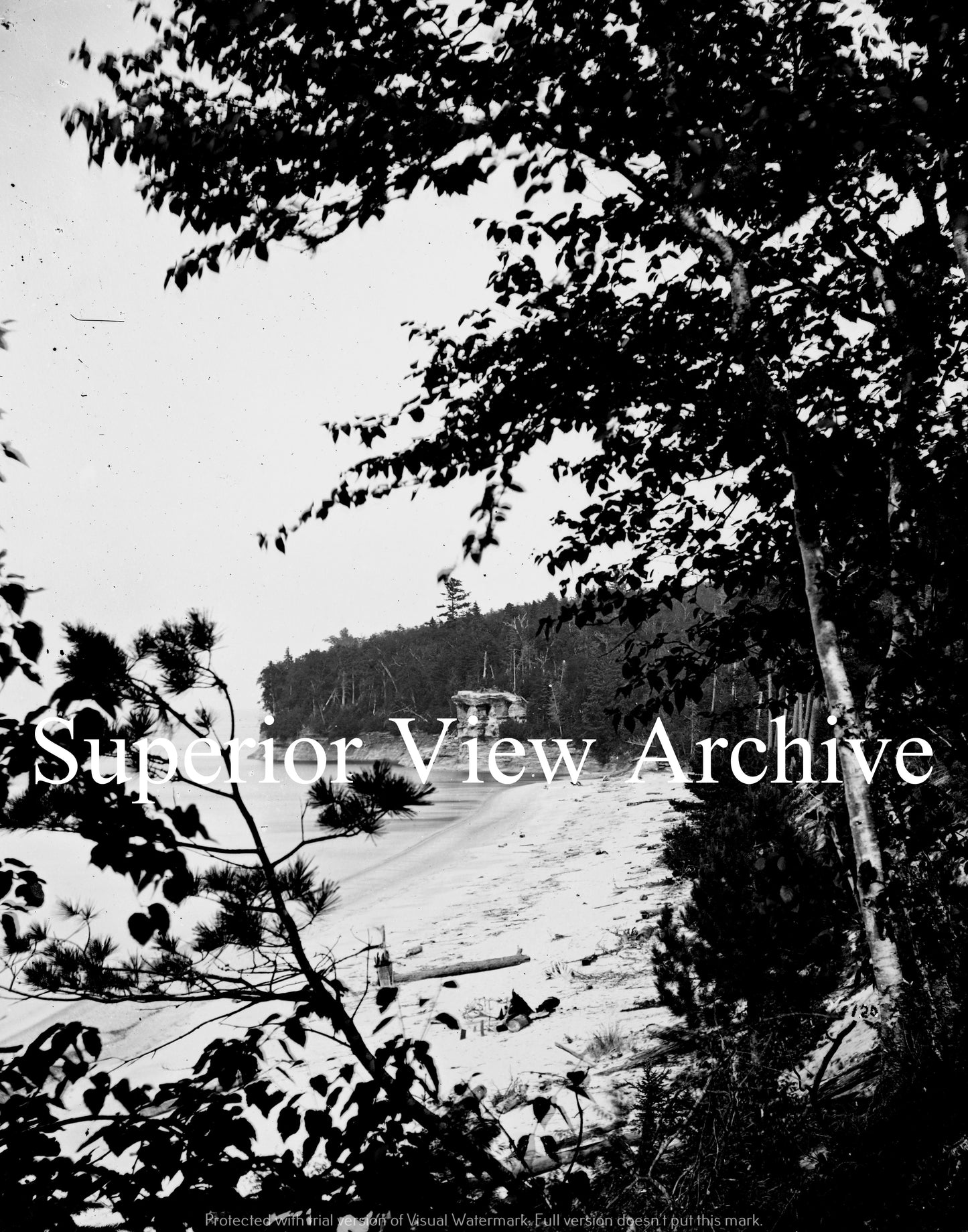 Munising Chapel in the distance