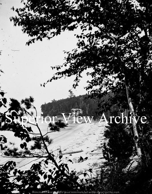 Munising Chapel in the distance