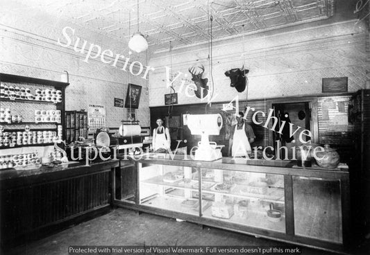 Old Time Butcher Shop Huge Vintage Meat Market Old General Store Deer Mount
