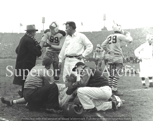 Vintage Football Sports Medicine Soldiers Field Chicago Sports Trainer Injuries