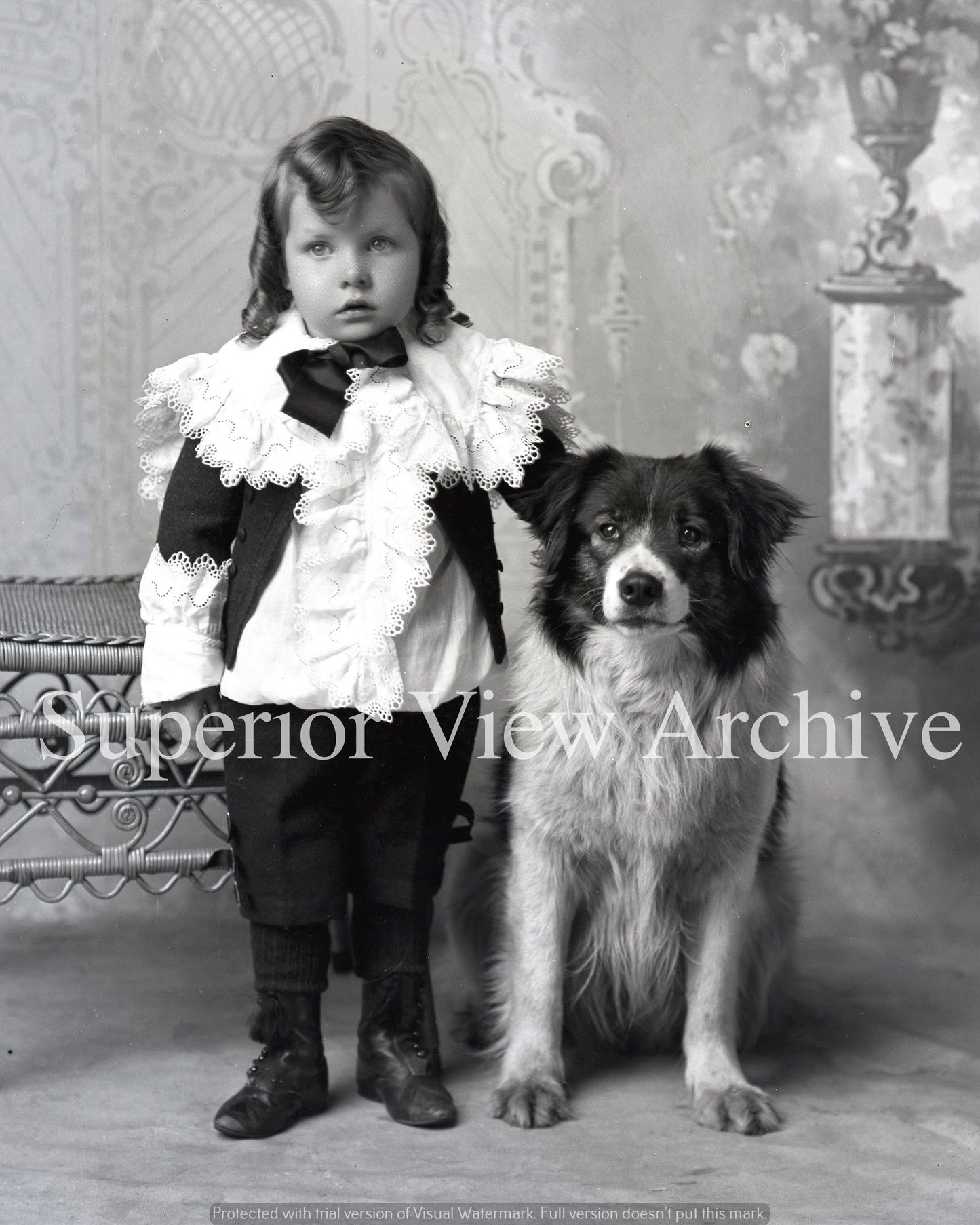 A Child and their Dog