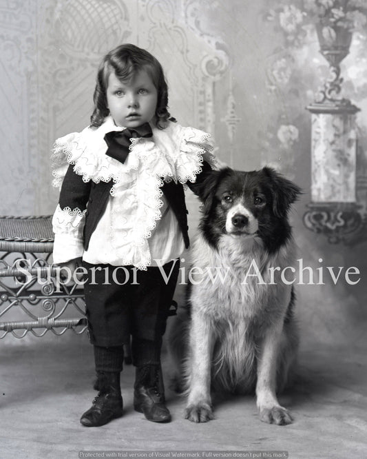 A Child and their Dog