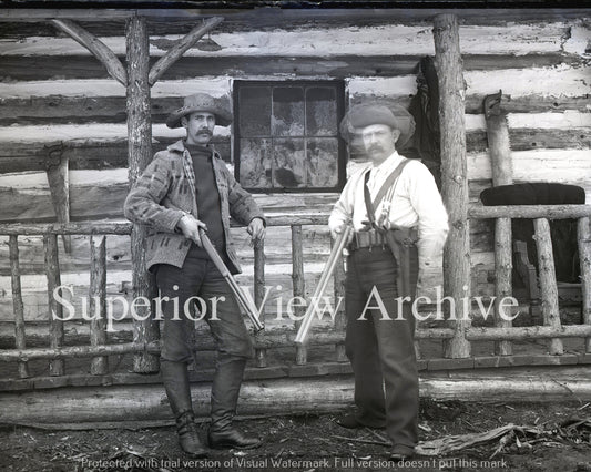 Deer Hunters with Double Barrels