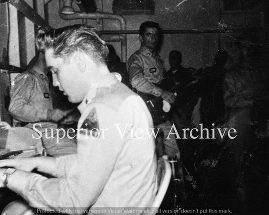 Elvis Presley In The Army 1958 Germany- Unique Photo