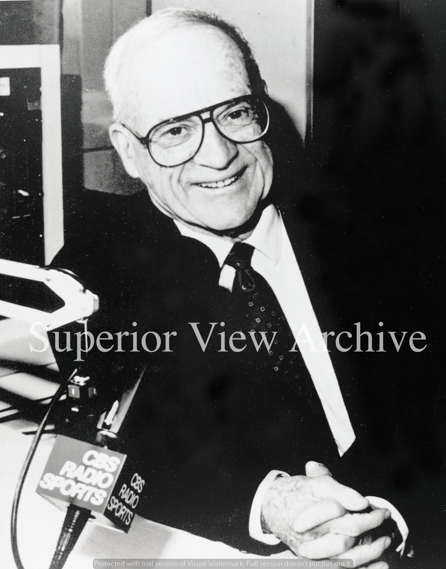 Radio Announcer Ernie Harwell Voice of The Detroit Tigers Detroit Michigan