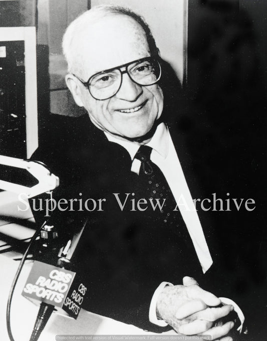 Radio Announcer Ernie Harwell Voice of The Detroit Tigers Detroit Michigan
