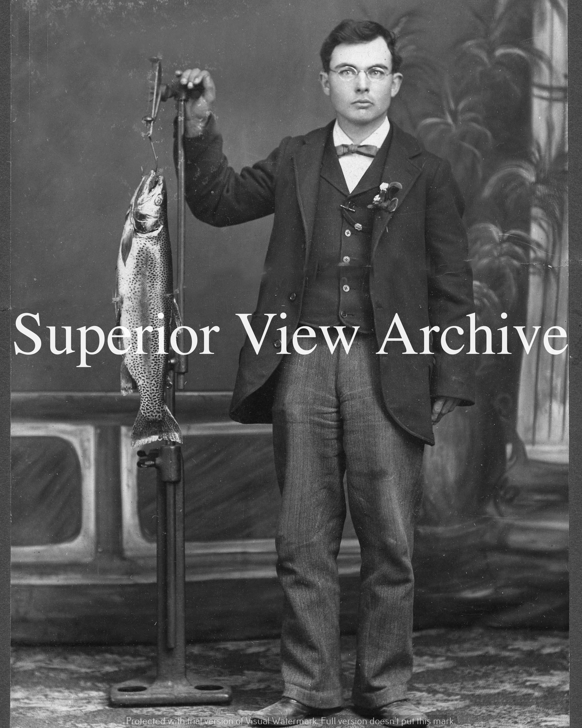 Dapper Fish Dapper Trout Fisherman – Superior View Photo Archive