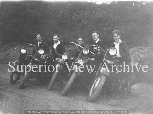 Harleys in a Row Harley Davidson Motorcycle Riders