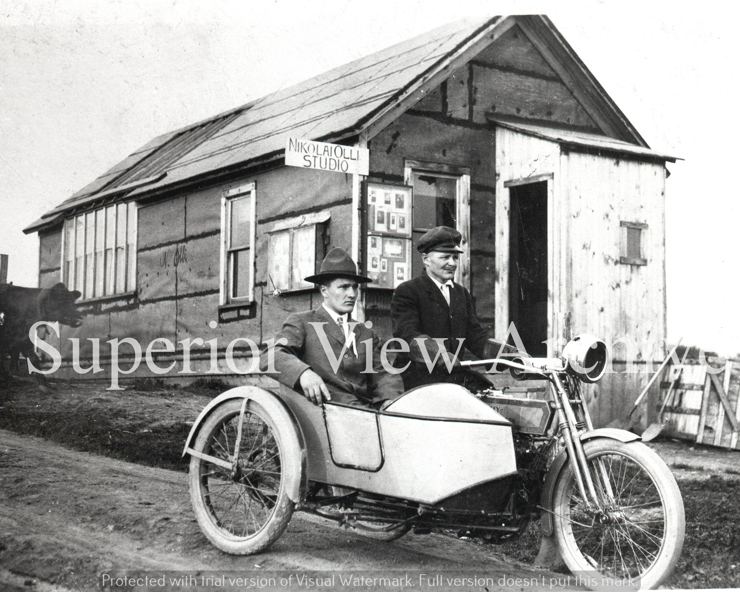Harley Davidson Man in Side Car Mohawk, MI