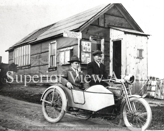 Harley Davidson Man in Side Car Mohawk, MI