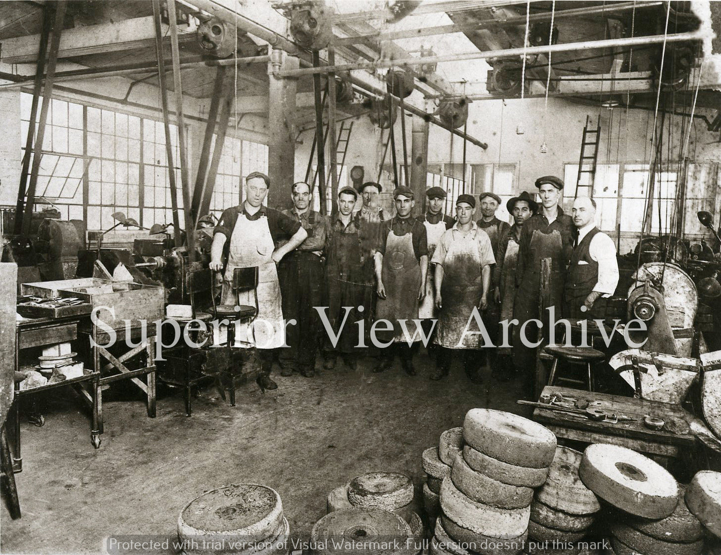 Marble Arms Safety Axe Knife Company Factory Interior 1920's Gladstone MI