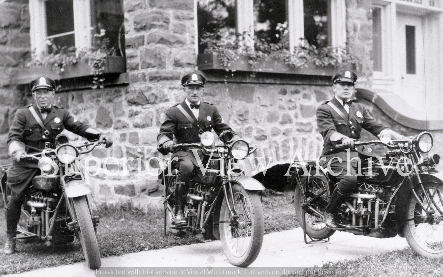 Police on Henderson Motorcycles