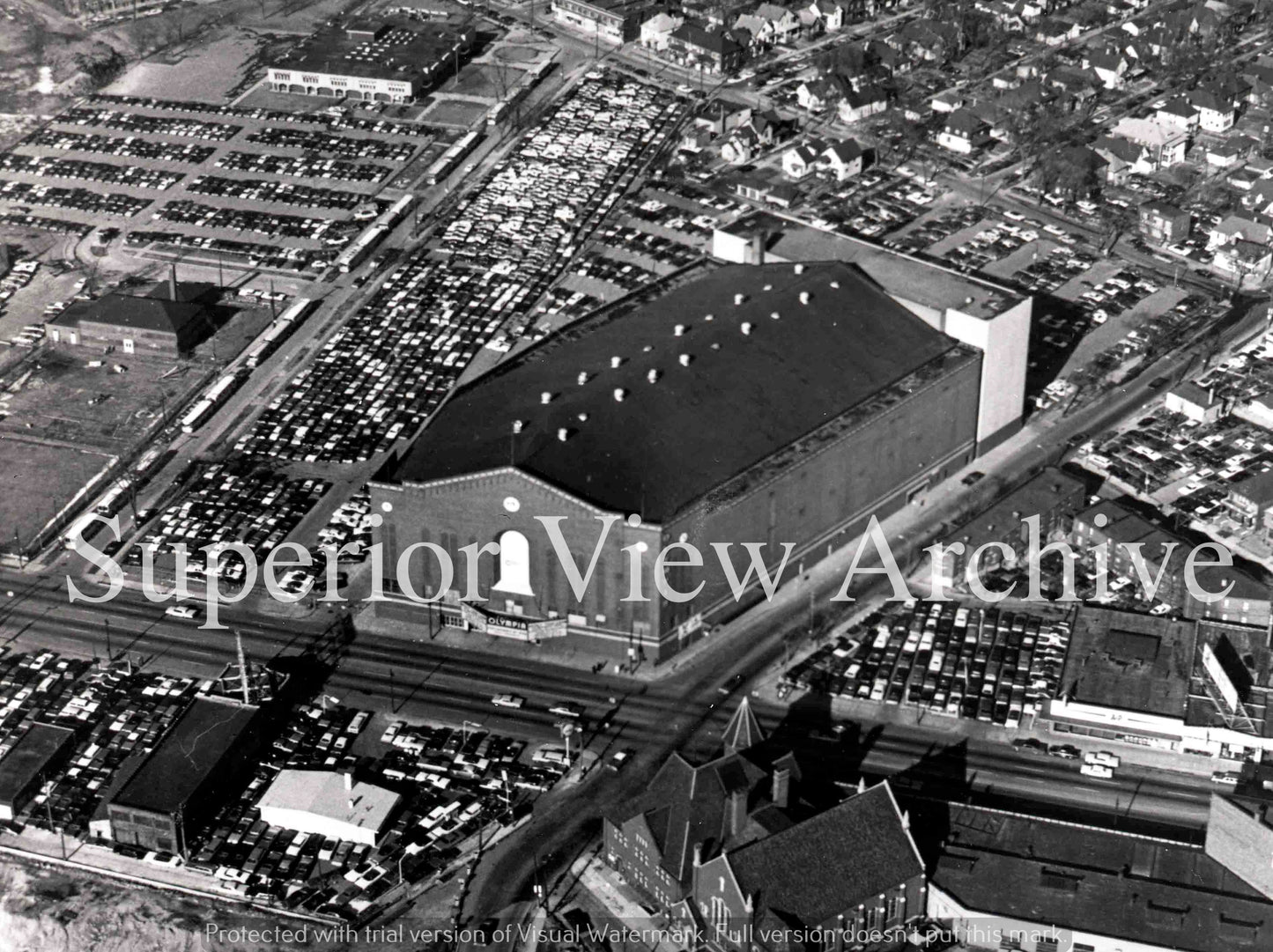 Olympia Stadium Ariel View
