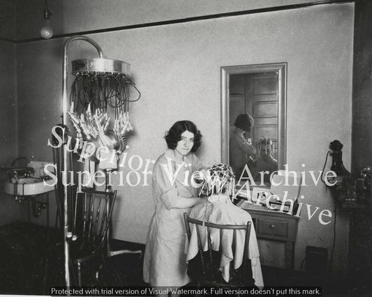 Vintage Hair Salon Permanent Wave Machine