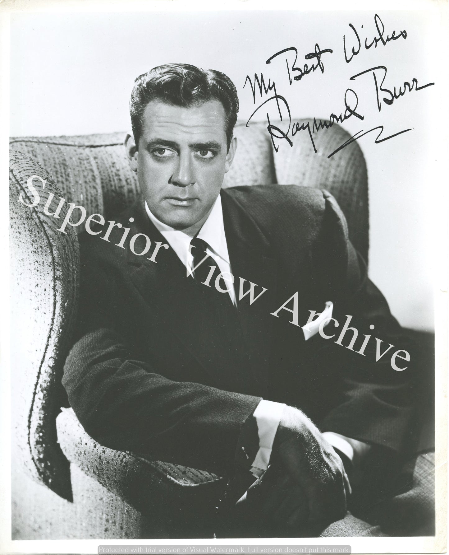 Actor Raymond Burr