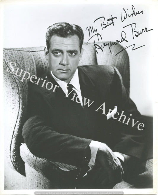 Actor Raymond Burr