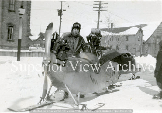 Vintage Snowmobile Ishpeming MI 1928