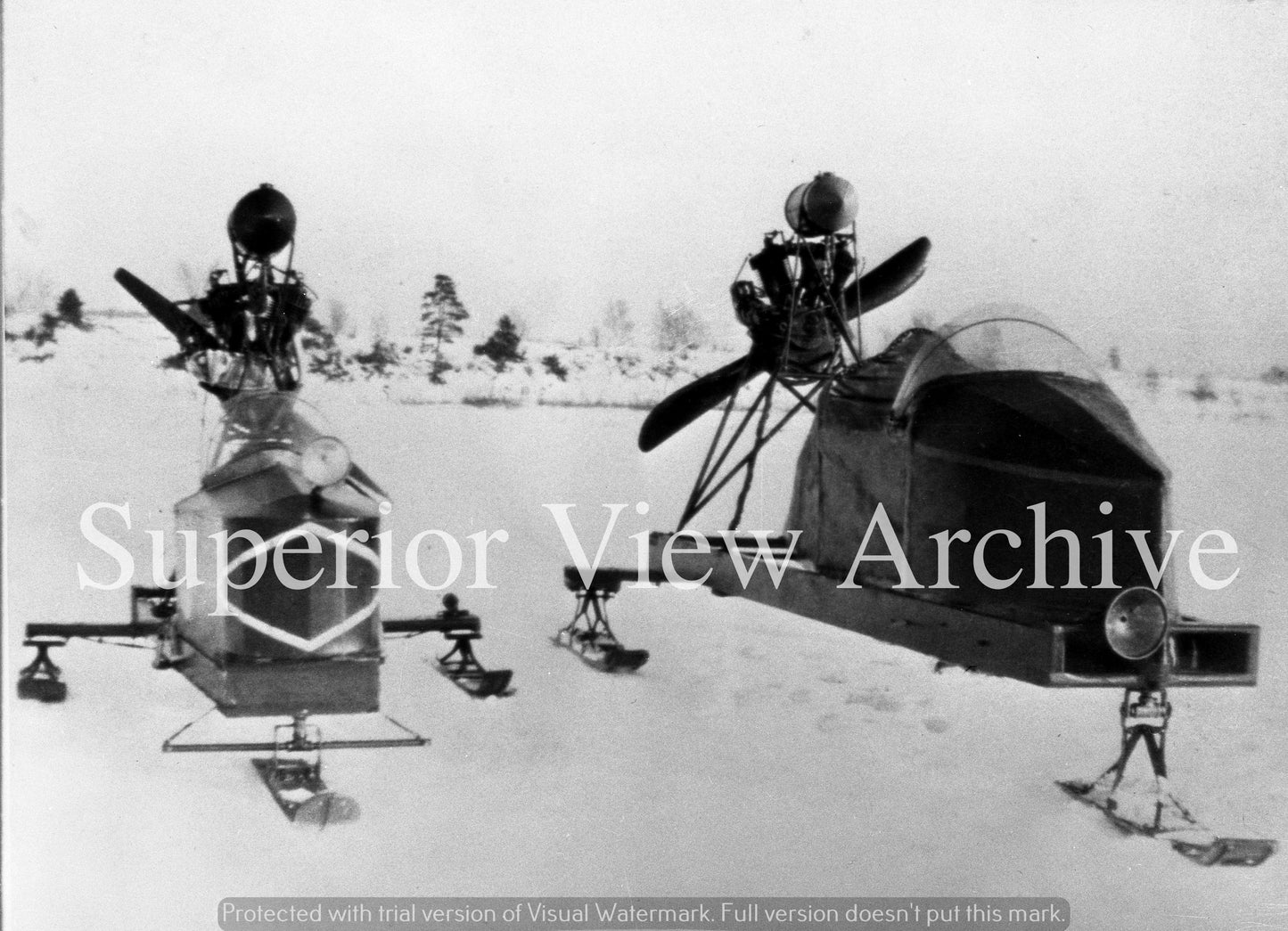 Old Time Snowmobile Tripod