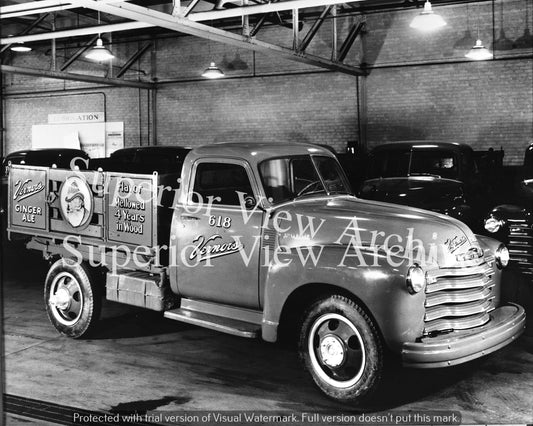 Old Time Vernors Delivery Truck Vintage Vernors Ginger Ale Truck Gnome Art