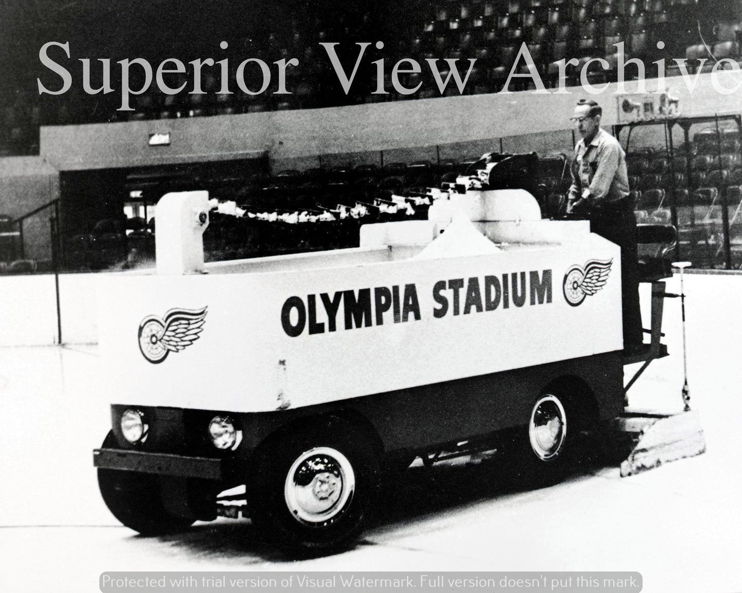 Olympia Stadium Zamboni at Work